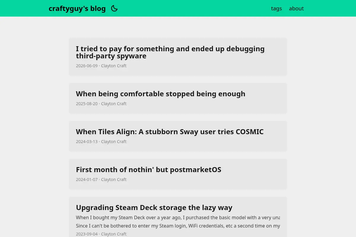 craftyguy's blog