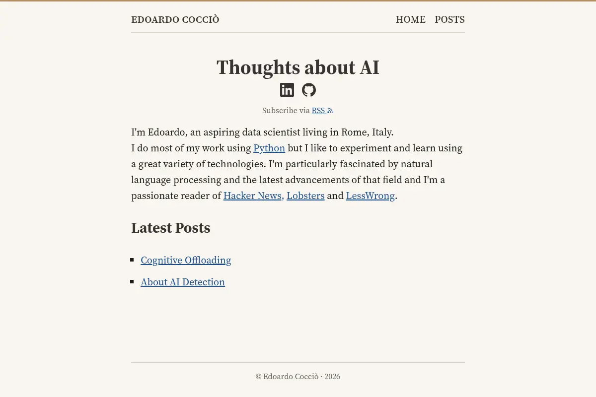 Edoardo's Blog