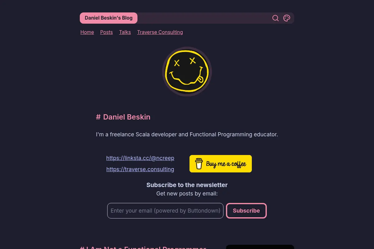 Daniel Beskin's Blog