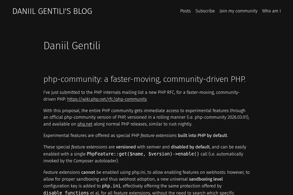 Daniil Gentili's blog