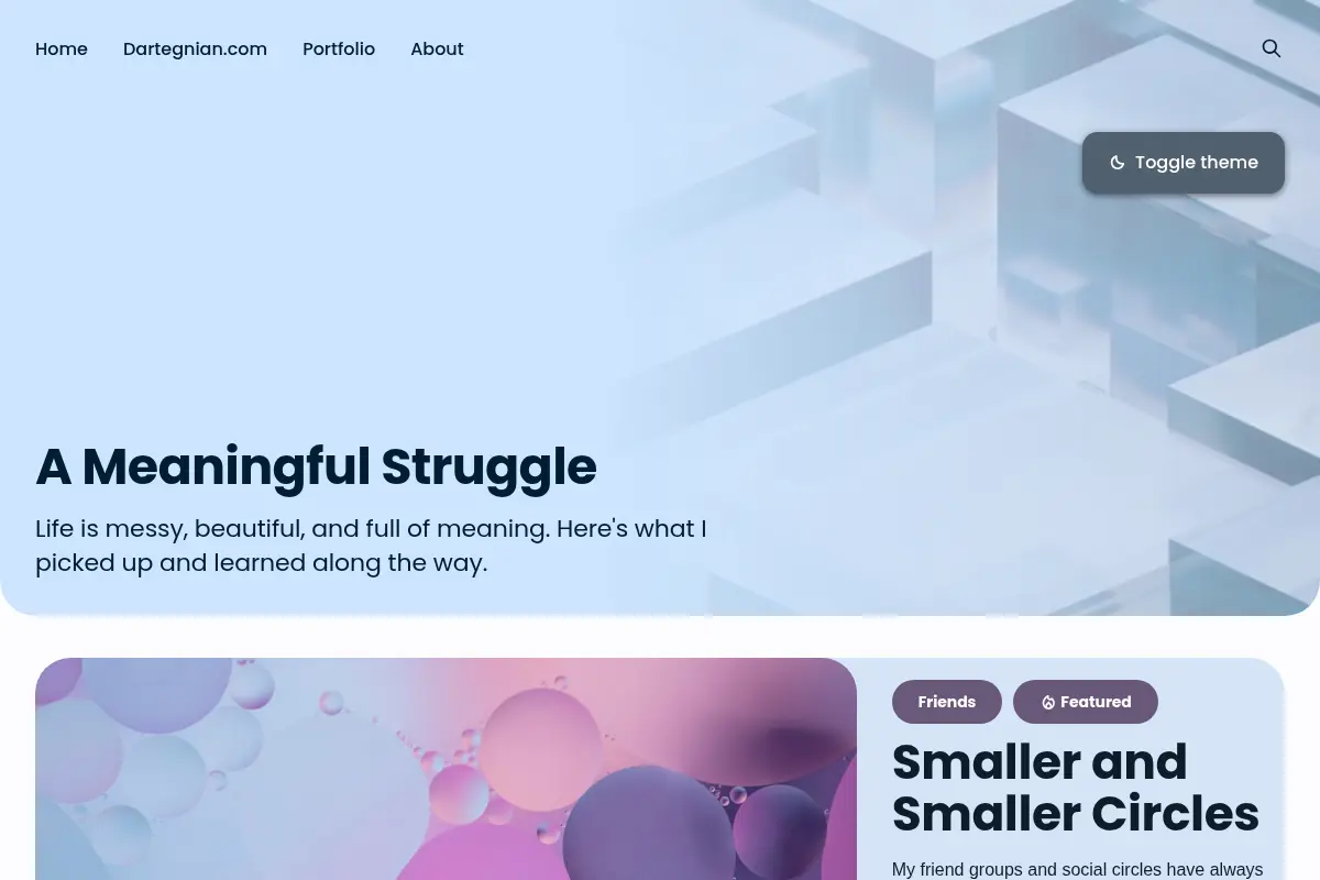 A Meaningful Struggle