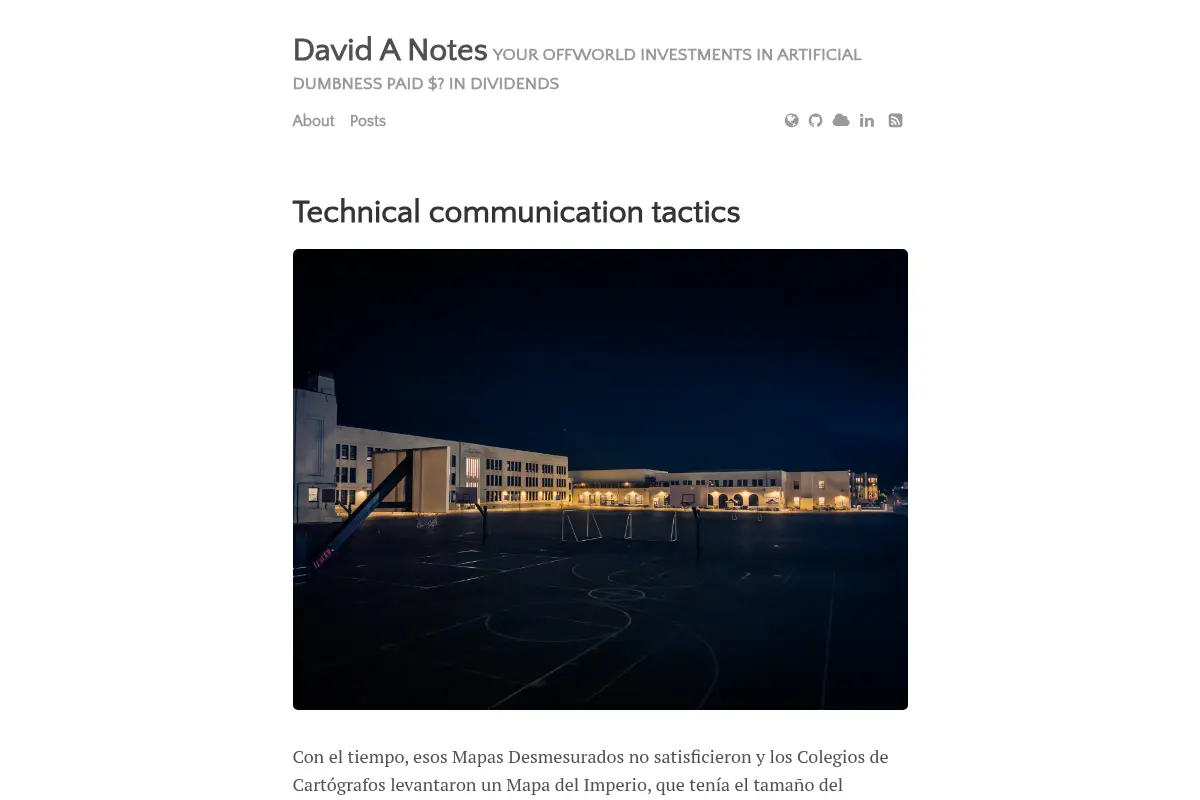 David A Notes