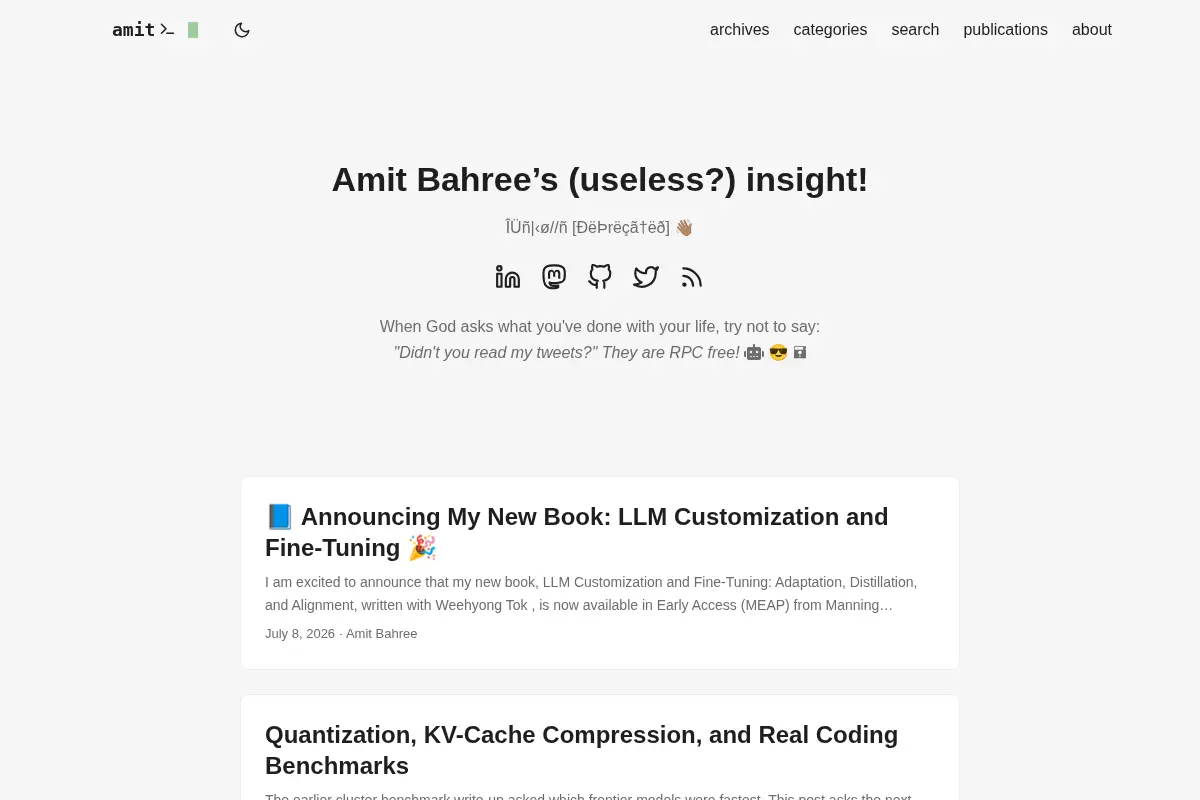 Amit Bahree's (useless?) insight!