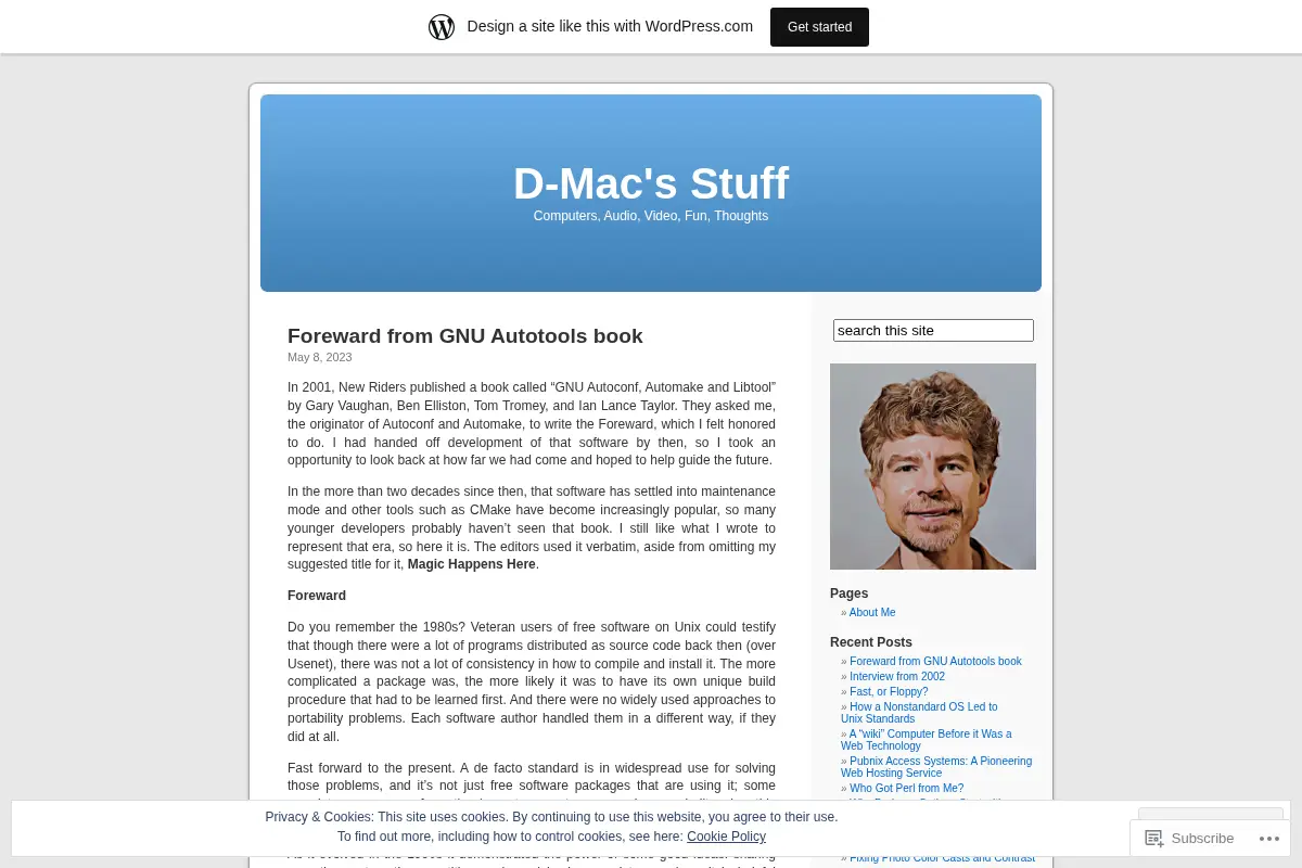 D-Mac's Stuff | Computers, Audio, Video, Fun, Thoughts