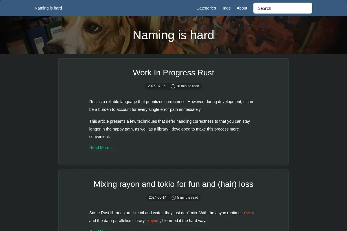 Naming is hard