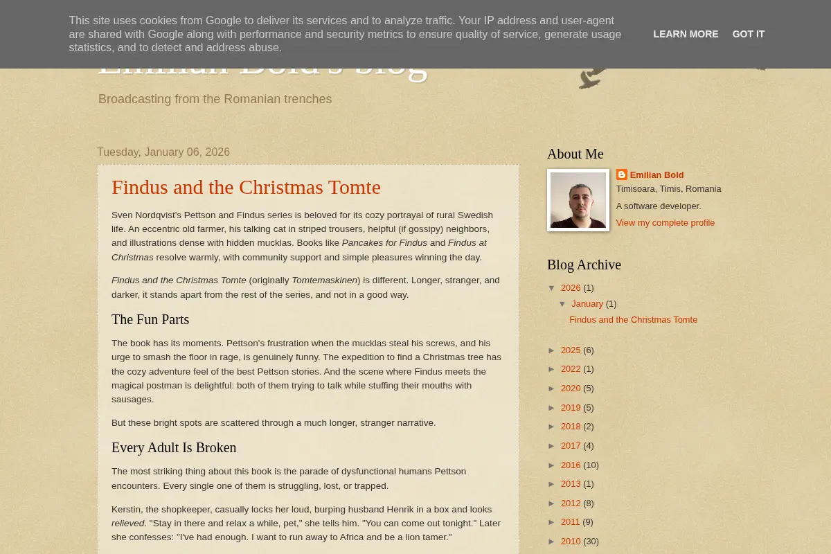 Emilian Bold's blog