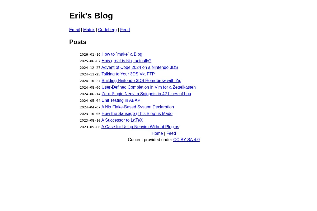 Erik's Blog