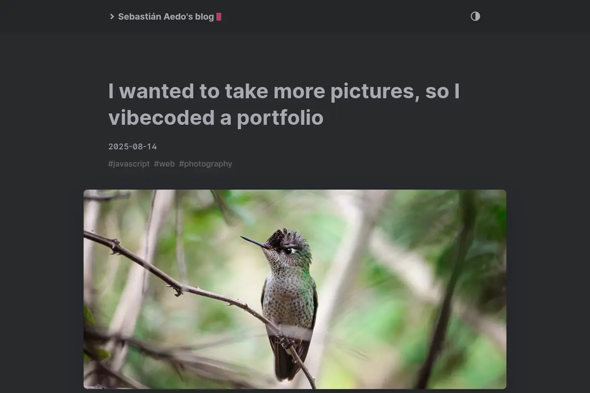 Sebastián Aedo's blog
