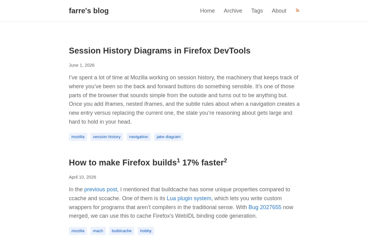 farre's blog