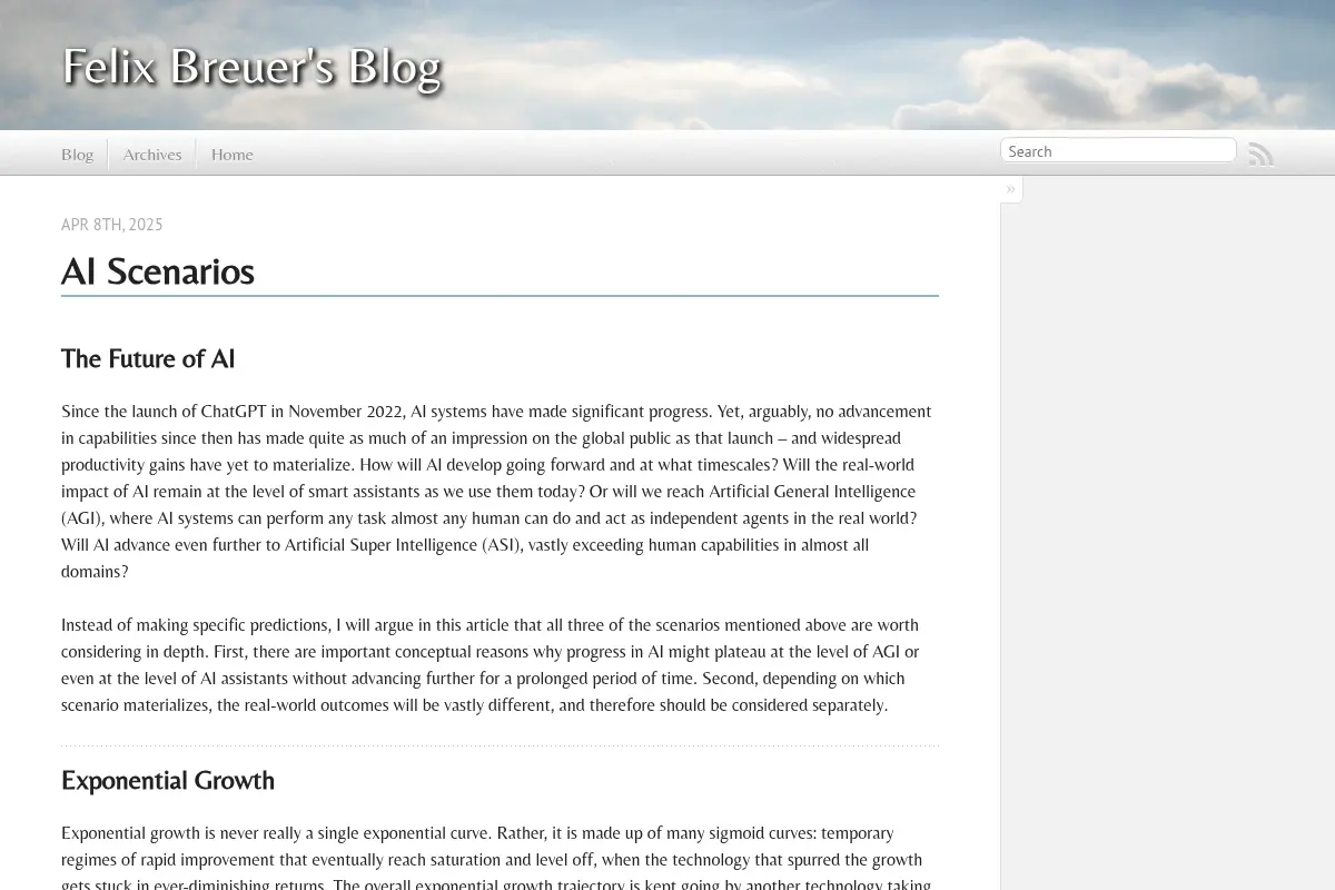 Felix Breuer's Blog