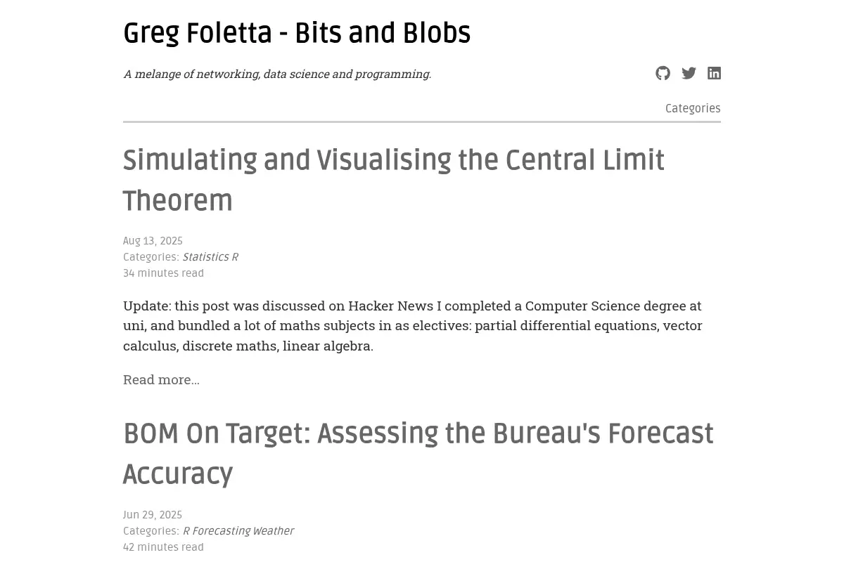 Greg Foletta - Bits and Blobs
