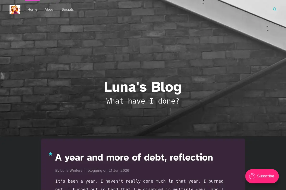 Luna's Blog