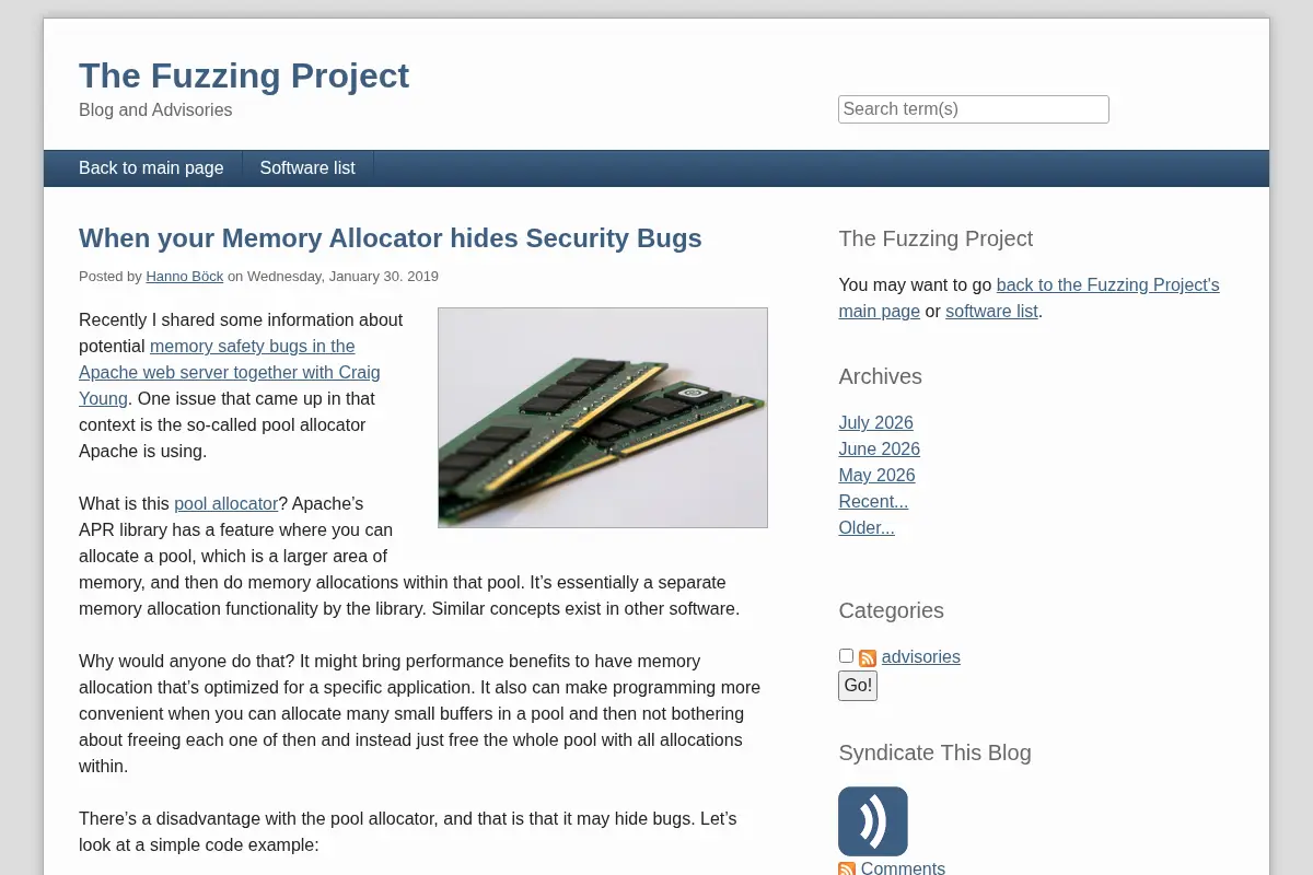 The Fuzzing Project