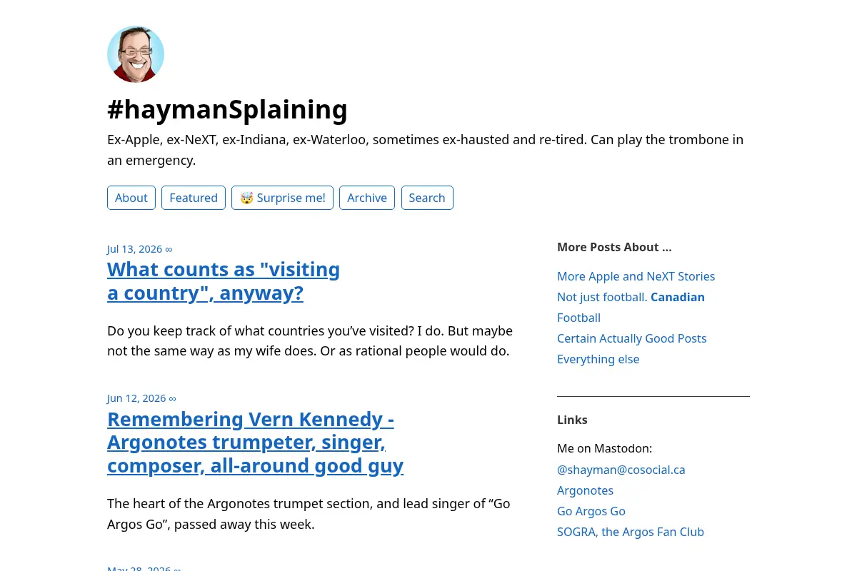 #haymanSplaining