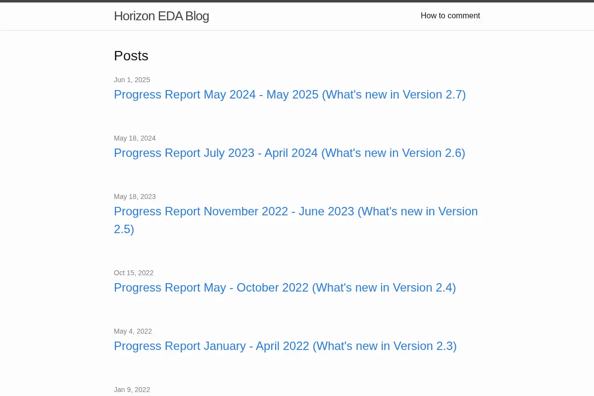 Horizon EDA Blog