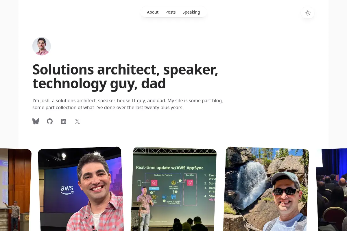 Josh Kahn - Solutions architect, speaker, technology guy, dad