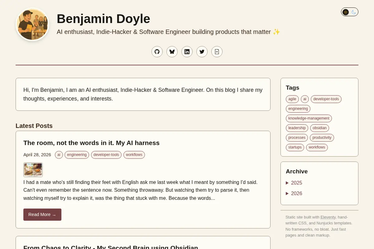 Benjamin Doyle's Blog