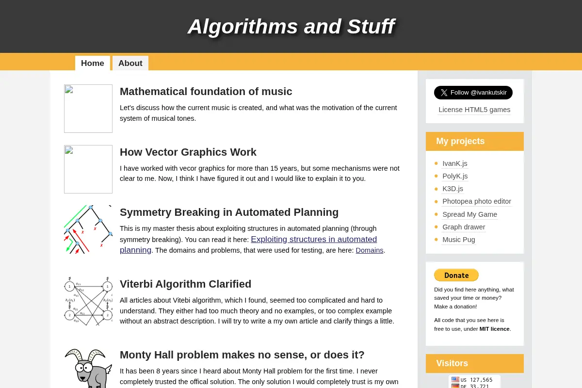 Algorithms and Stuff