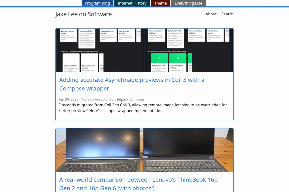 Jake Lee on Software