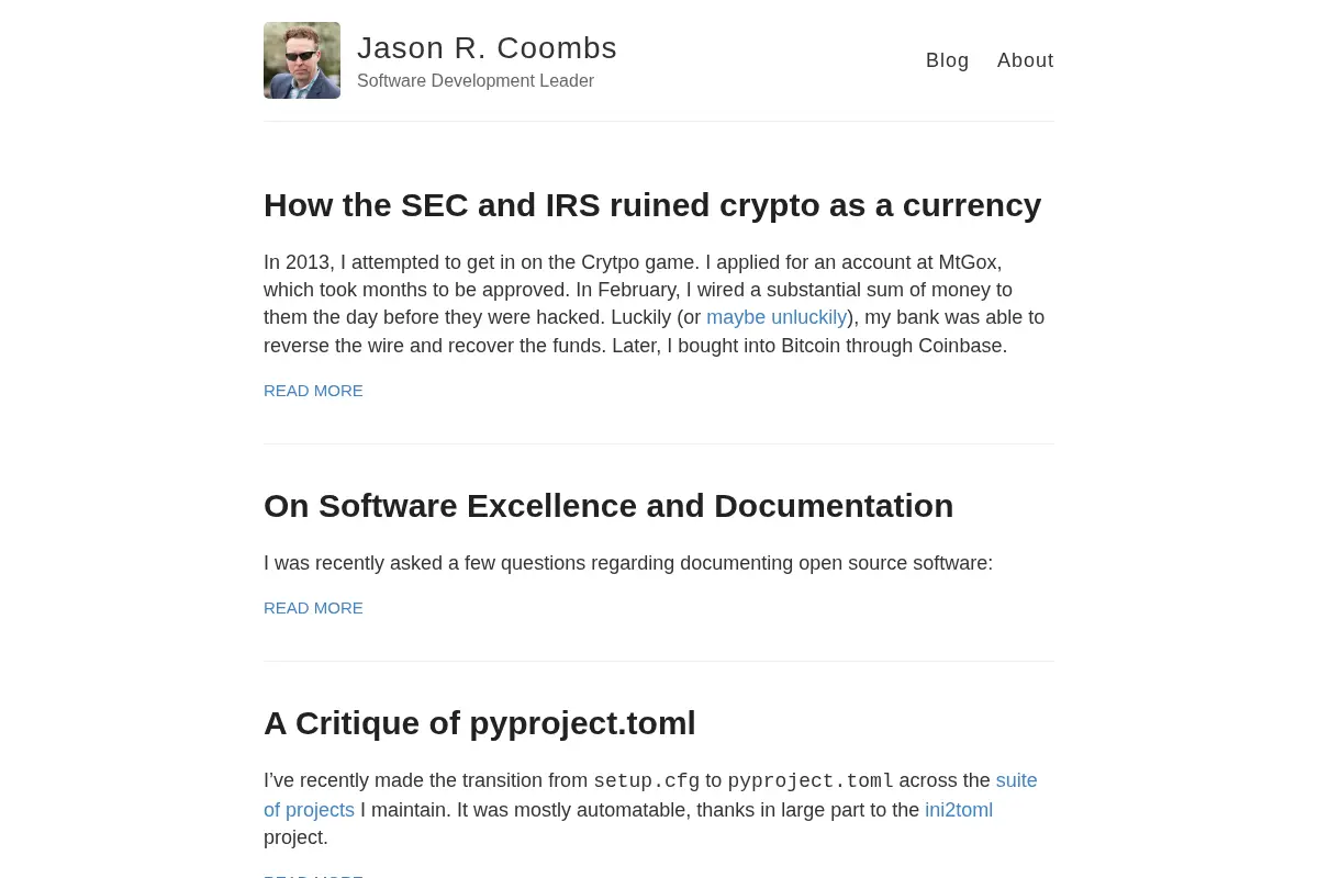 Jason R. Coombs' Blog