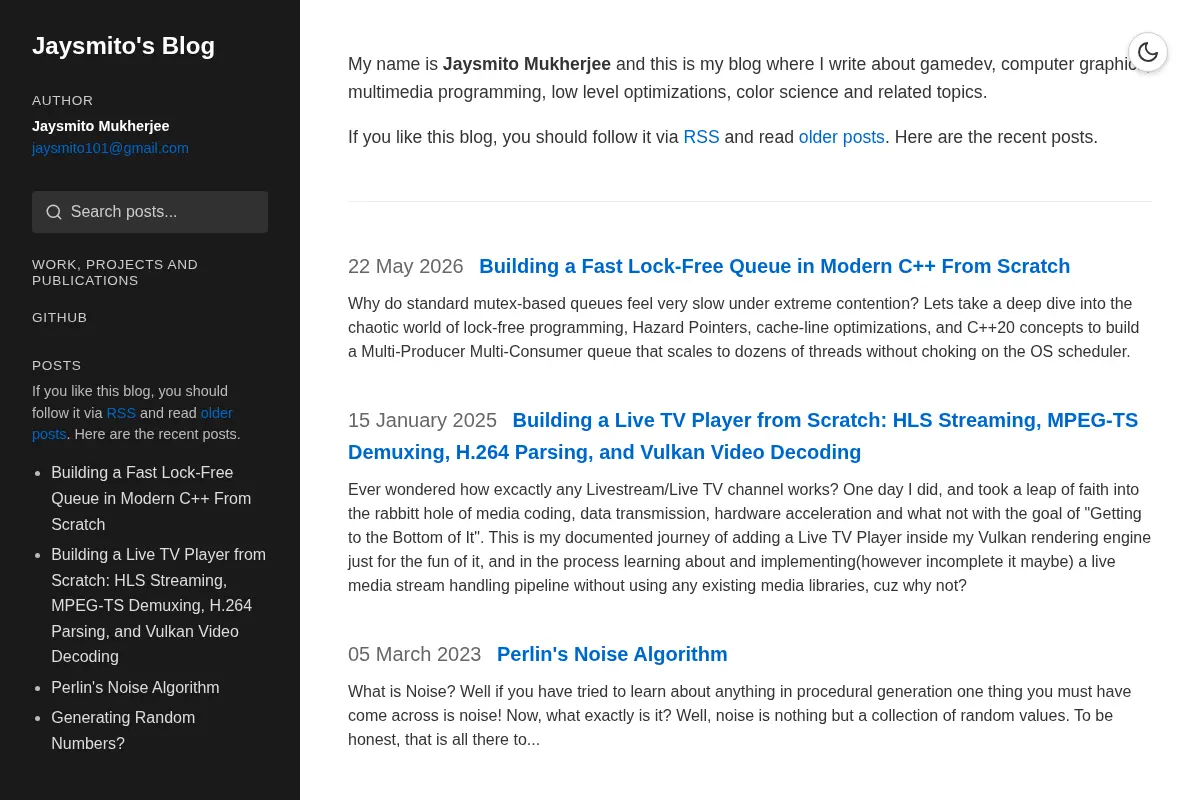 Jaysmito's Blog