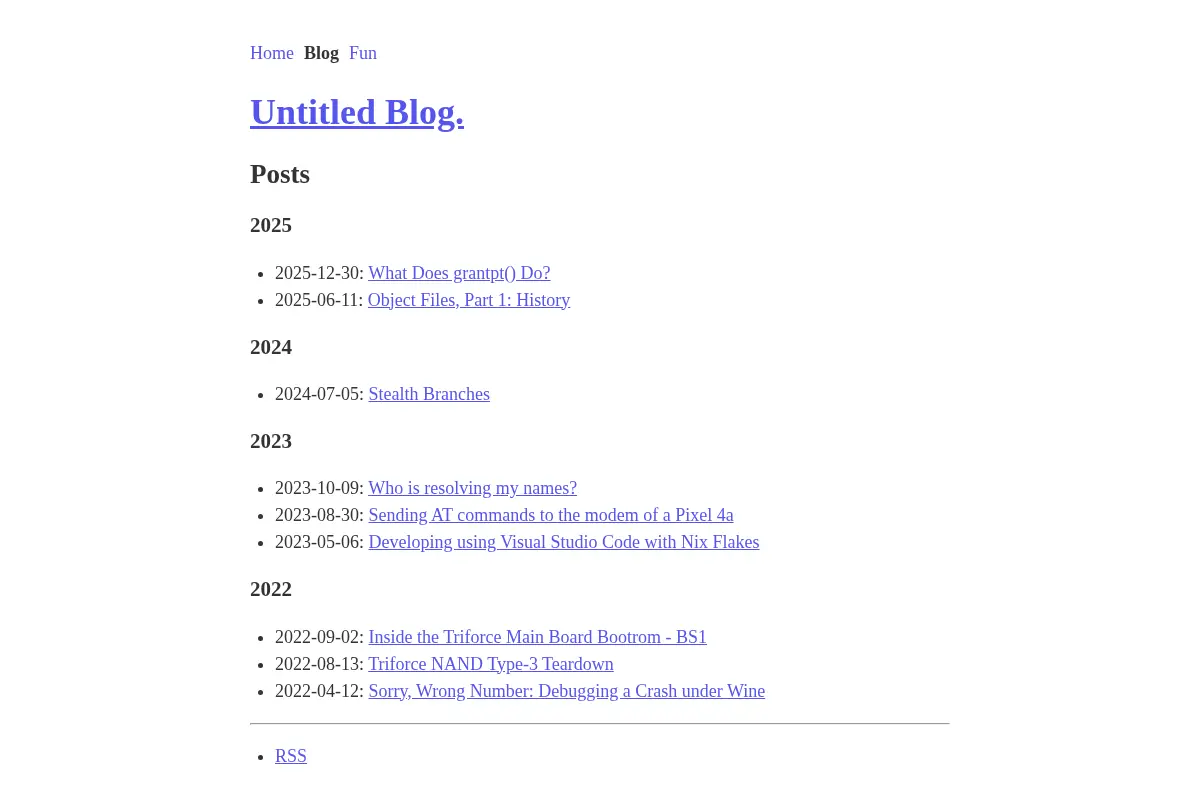 Untitled Blog