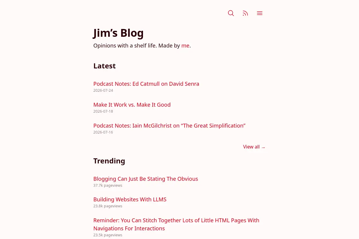 Jim Nielsen’s Blog