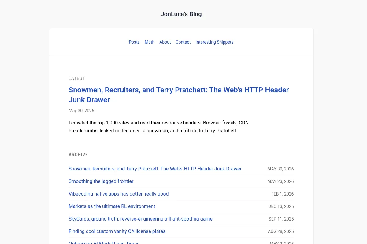 JonLuca's Blog