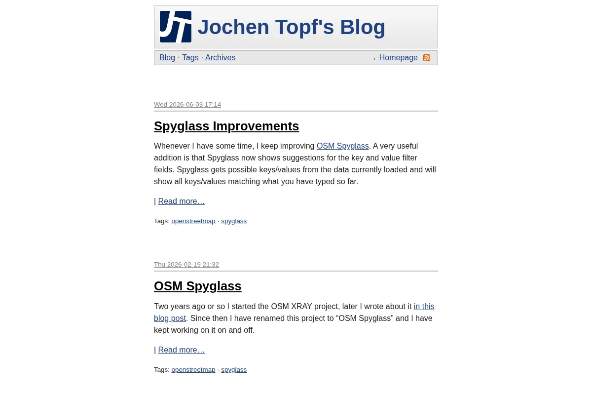 Jochen Topf's Blog