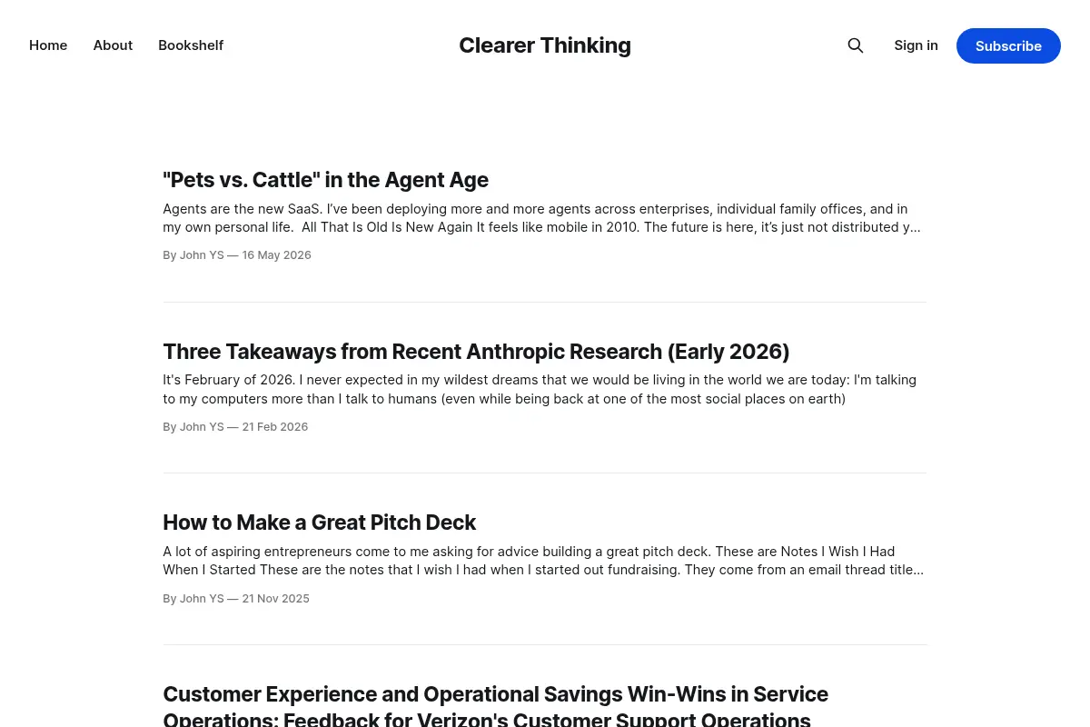 Clearer Thinking