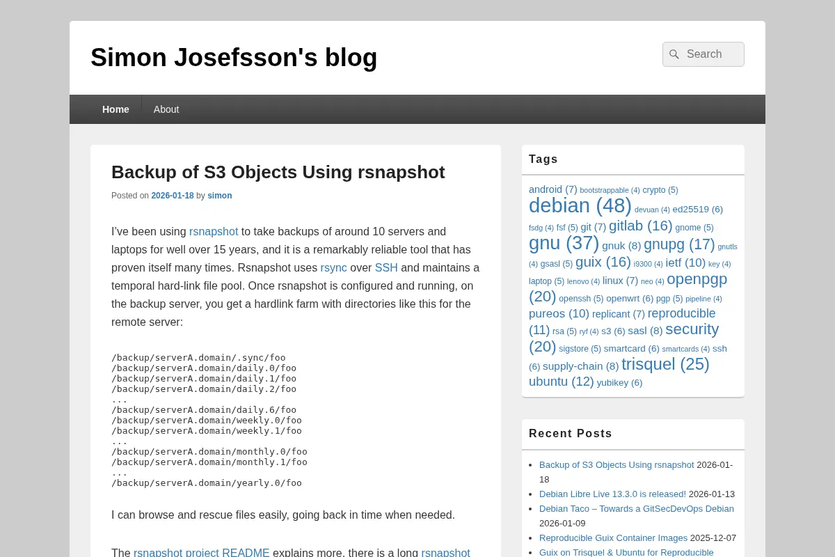 Simon Josefsson's blog