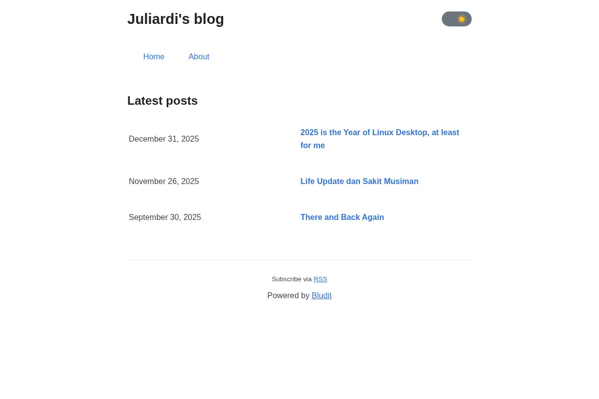 Juliardi's blog