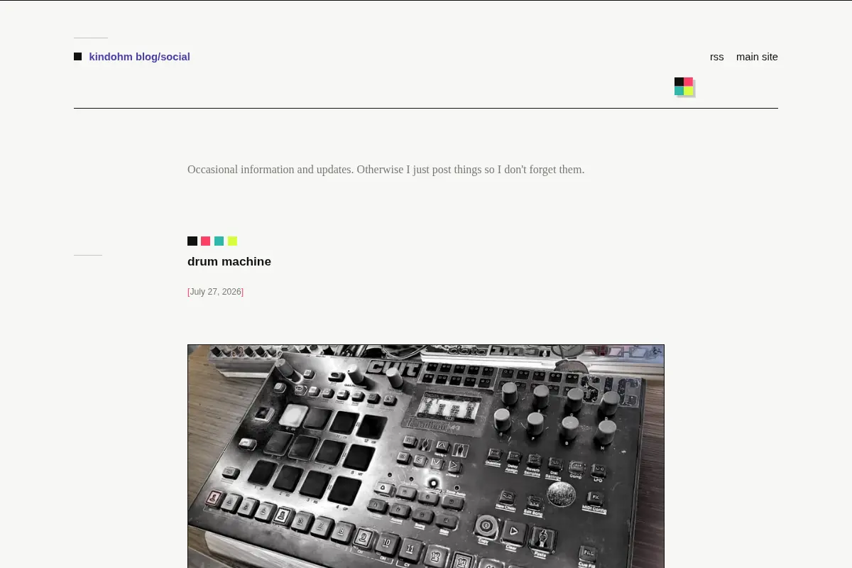 kindohm blog