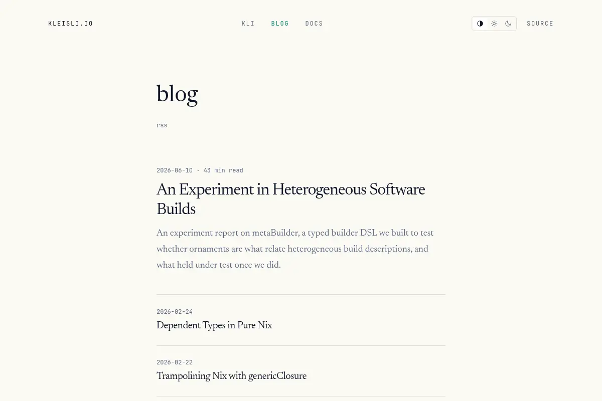 Kleisli.IO Blog