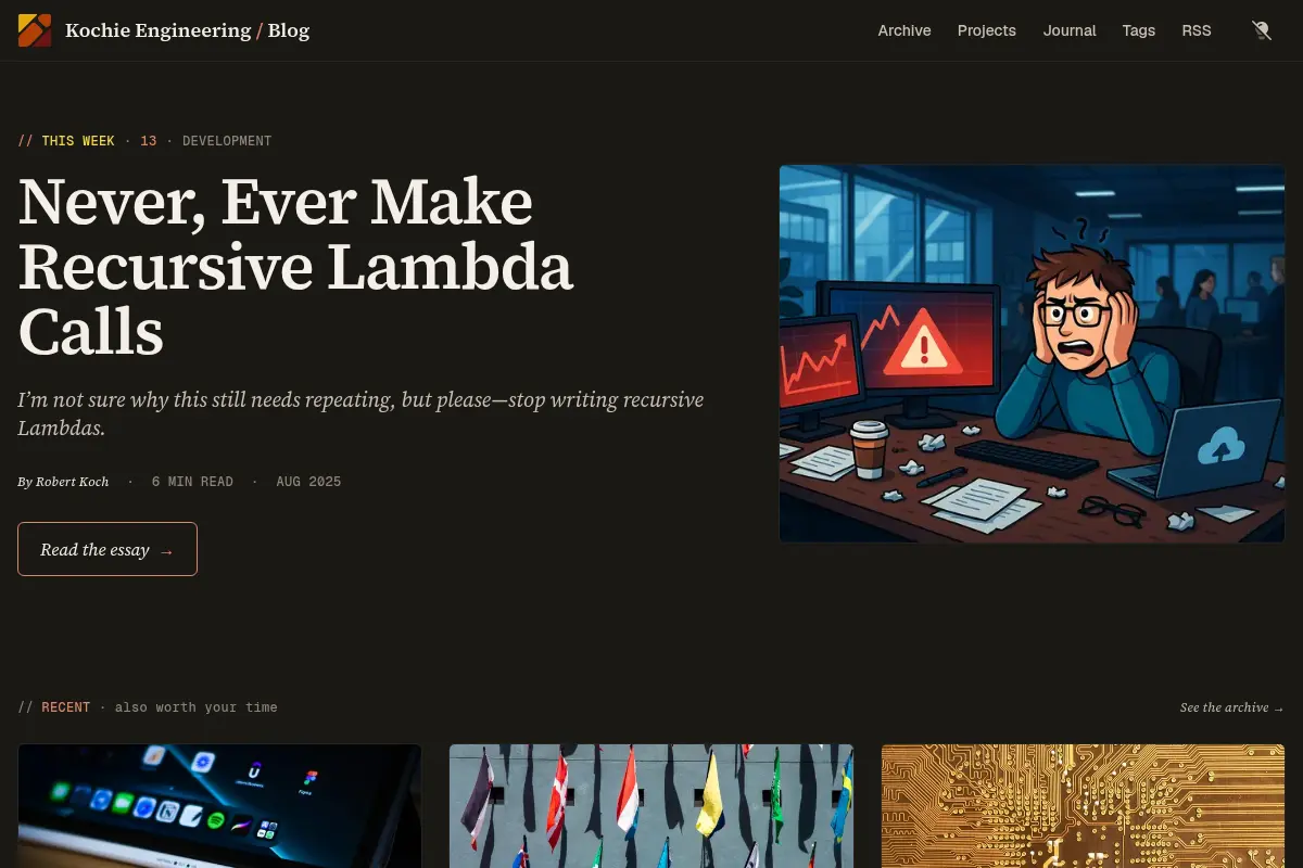 Kochie Engineering / Blog