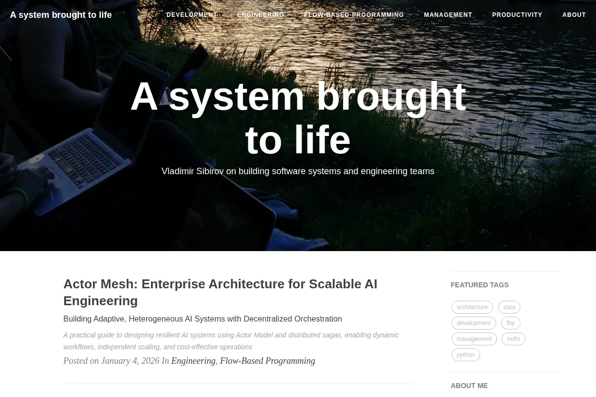 A system brought to life