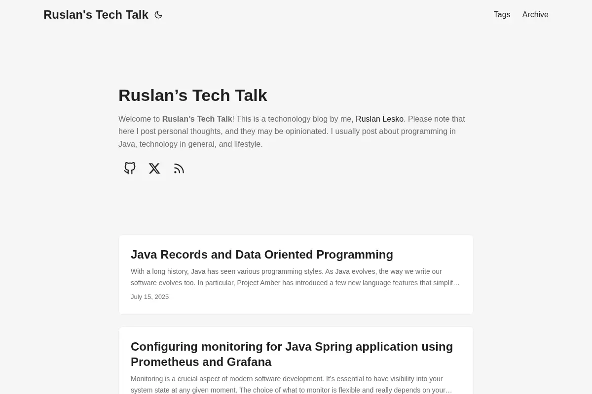 Ruslan's Tech Talk