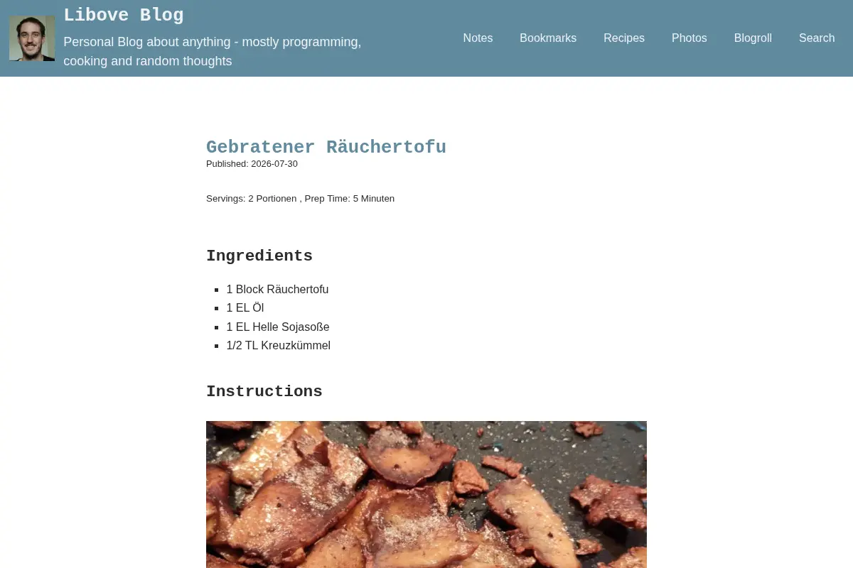 Libove Blog