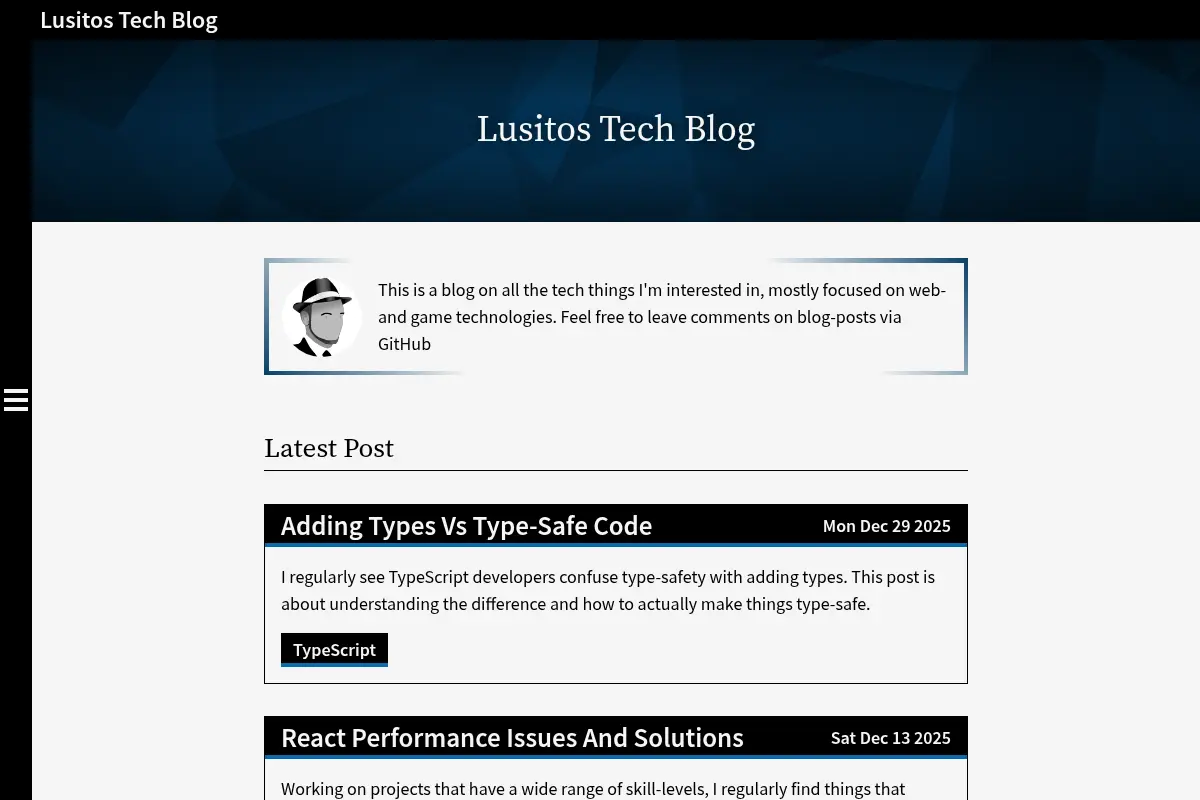 Lusitos Tech Blog