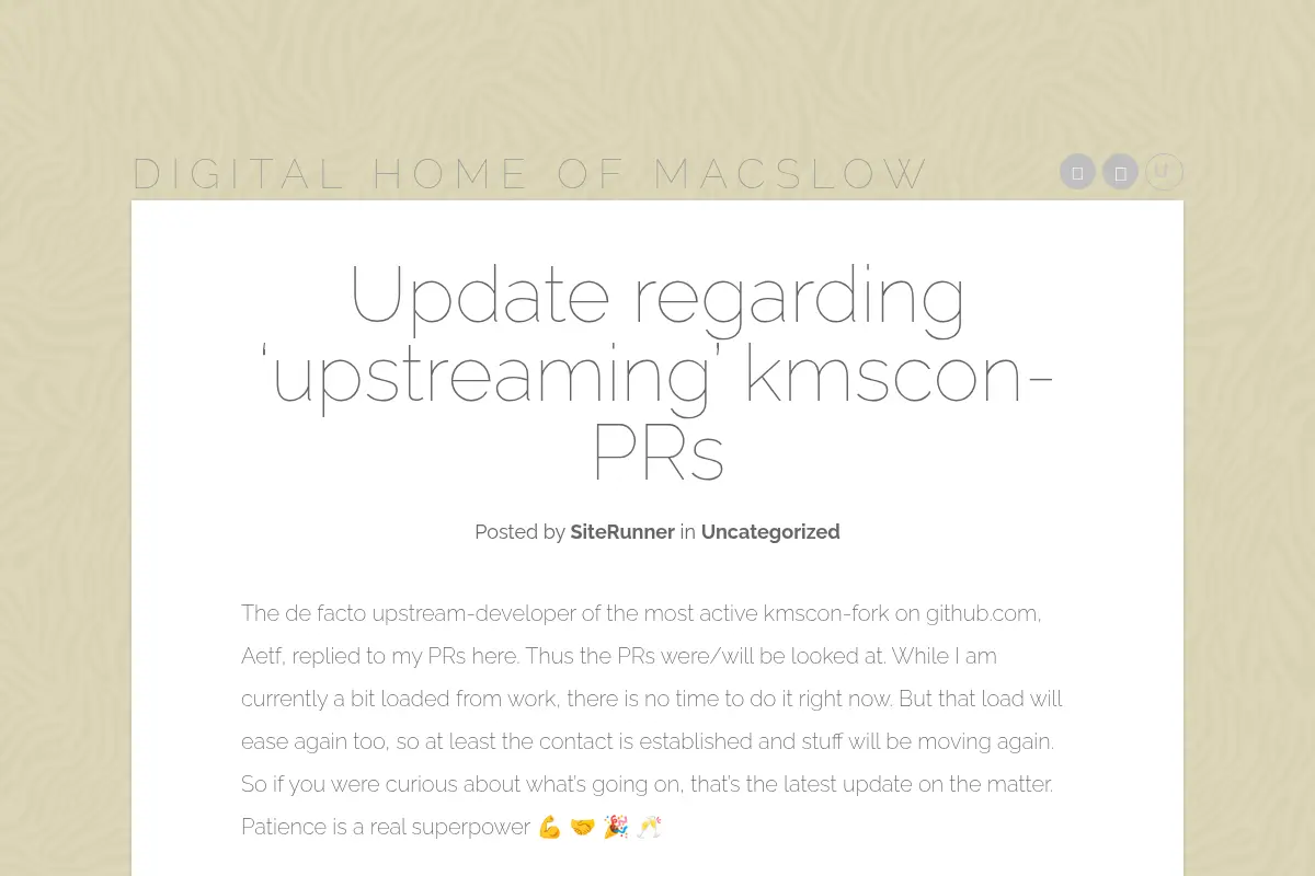 digital home of MacSlow