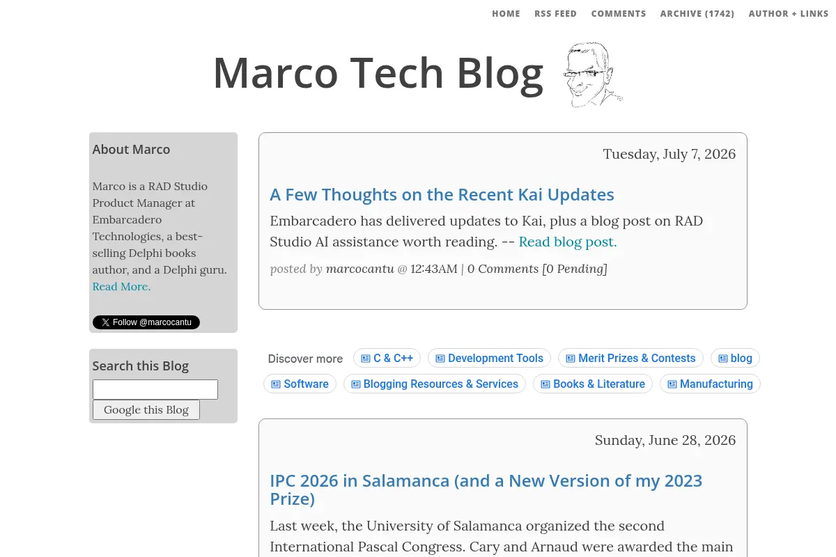 Marco Cantù's Blog