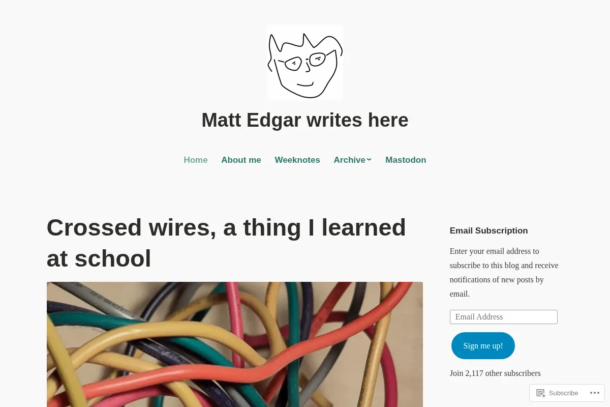 Matt Edgar writes here