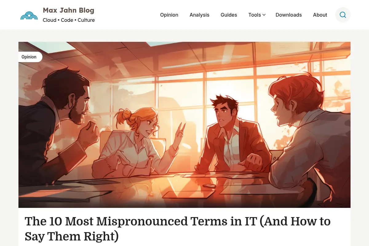 Max Jahn Blog