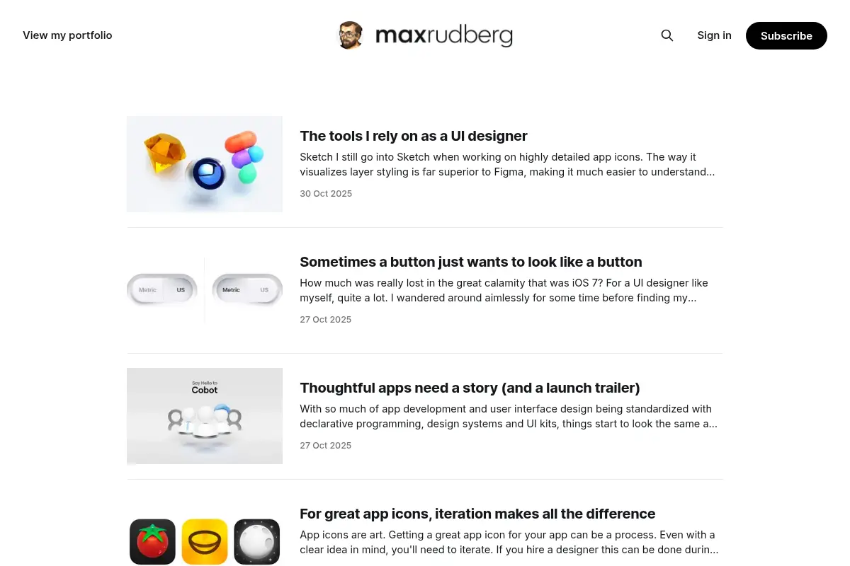 Max Rudberg's blog