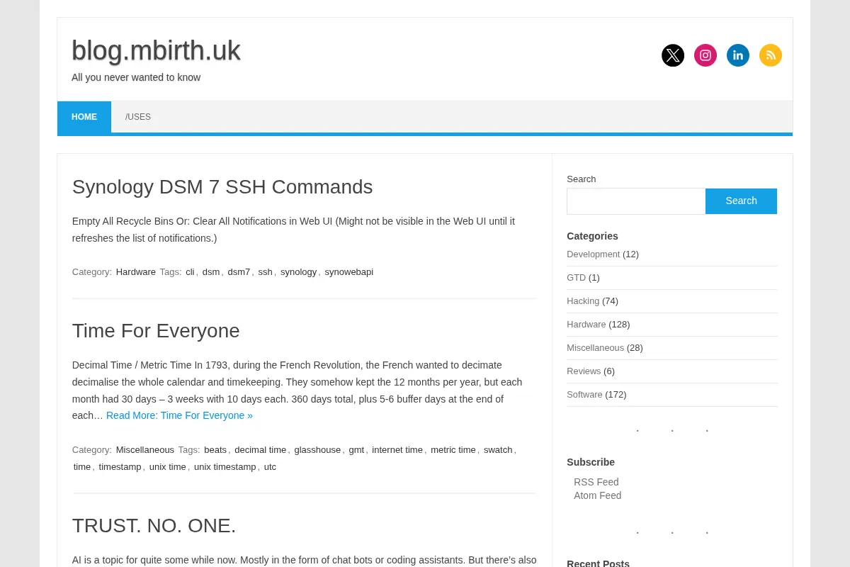 mbirth's Blog