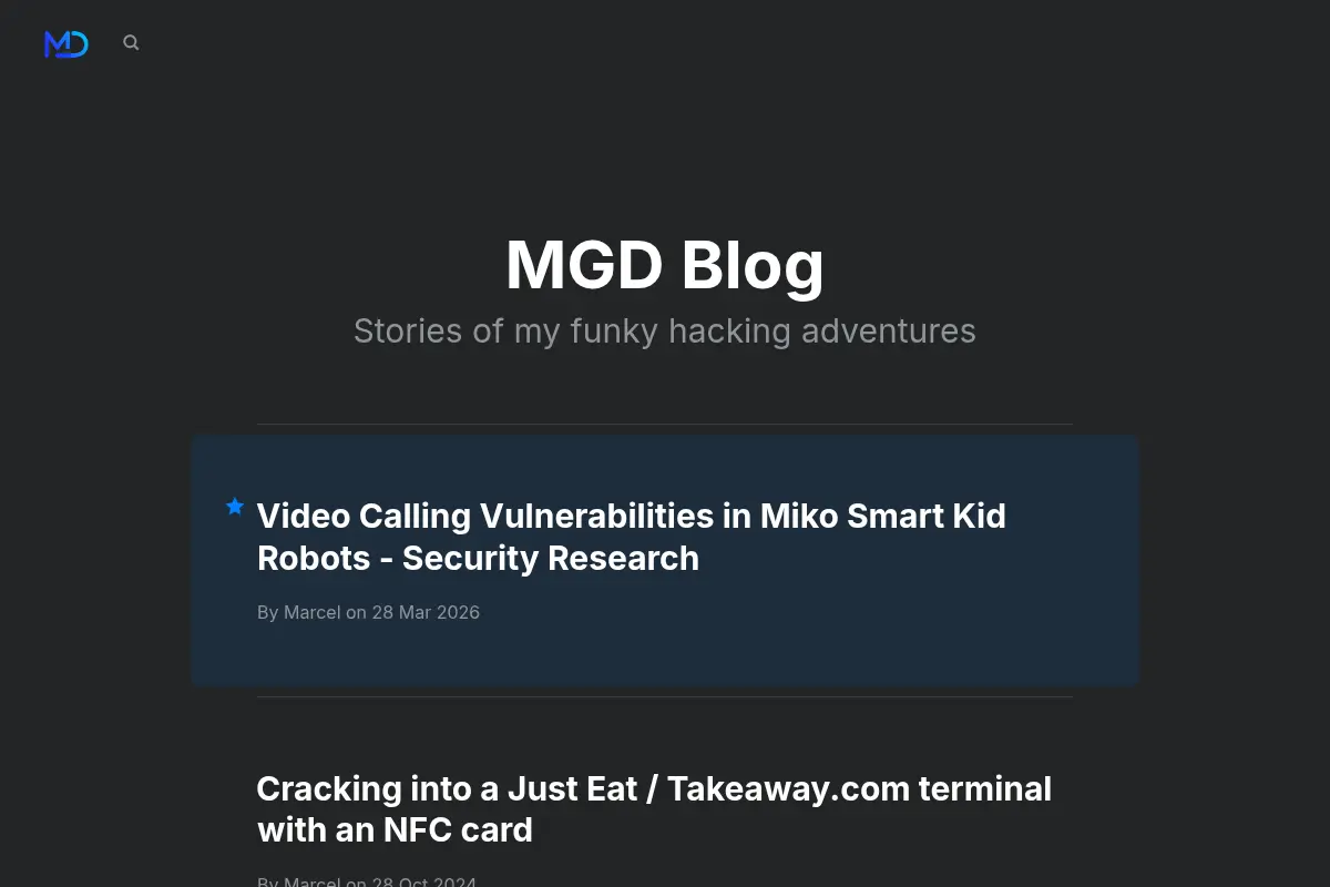 MGD Blog
