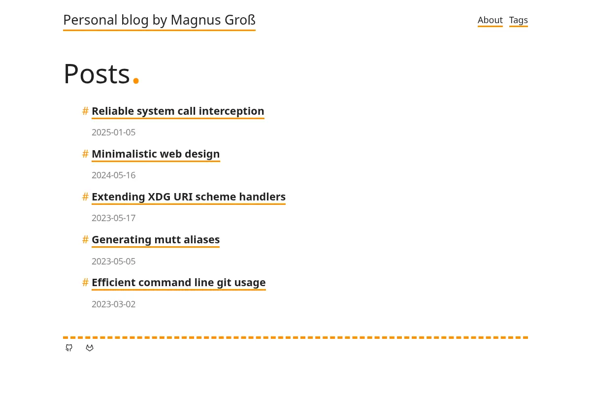 Personal blog by Magnus Groß