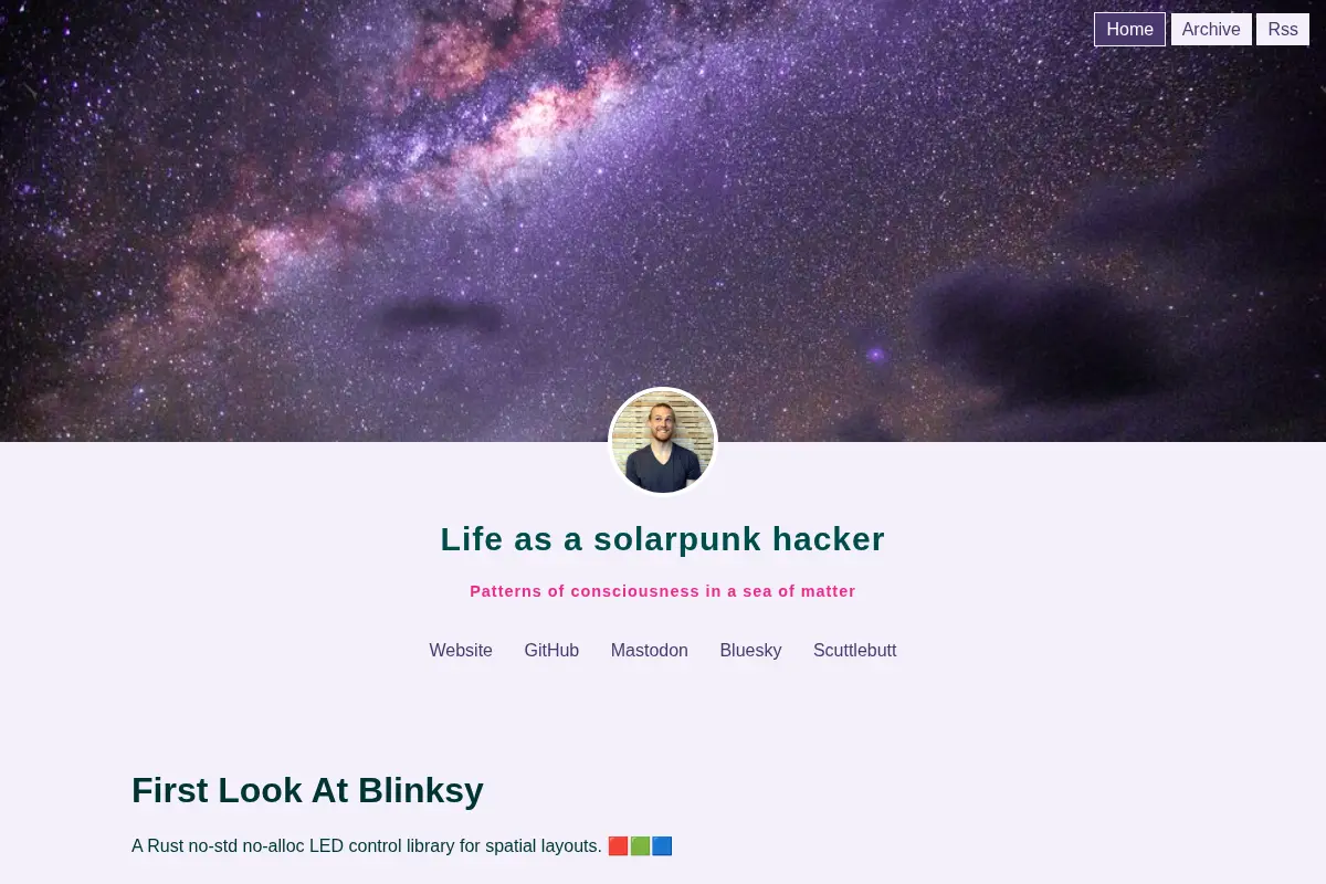 Life as a solarpunk hacker