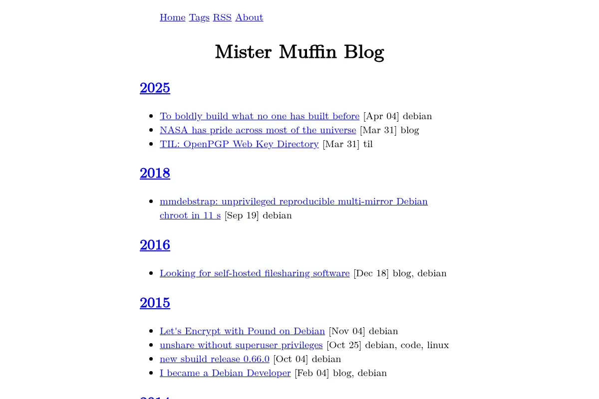 Mister Muffin Blog