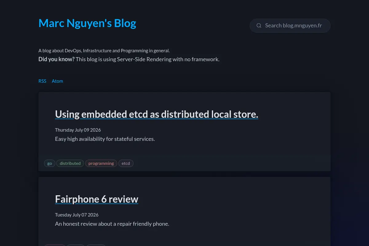 Marc Nguyen's Blog